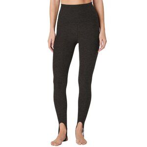 Beyond Yoga Spacedye Well Rounded Stirrup Legging, darkest night black, size S